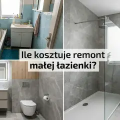 Przed i po remoncie małej łazienki 5m2. Sprawdź koszt robocizny i materiałów.