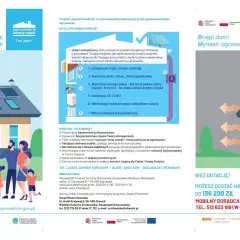 Rodzina cieszy się z ocieplonego domu, który zapewnia niższe rachunki za ogrzewanie. Program "Czyste Powietrze" oferuje dotacje na termomodernizację.