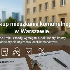 Jak zdać mieszkanie komunalne w Warszawie? Poradnik krok po kroku: zasady, wymagania, dokumenty, koszty i bonifikaty dla najemców.