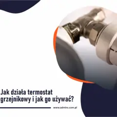 Dłoń reguluje termostat grzejnikowy, pokazując, jak działa i jak go używać, by oszczędzać energię.