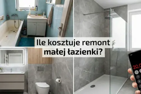 Przed i po remoncie małej łazienki 5m2. Sprawdź koszt robocizny i materiałów.