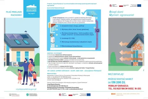 Rodzina cieszy się z ocieplonego domu, który zapewnia niższe rachunki za ogrzewanie. Program "Czyste Powietrze" oferuje dotacje na termomodernizację.