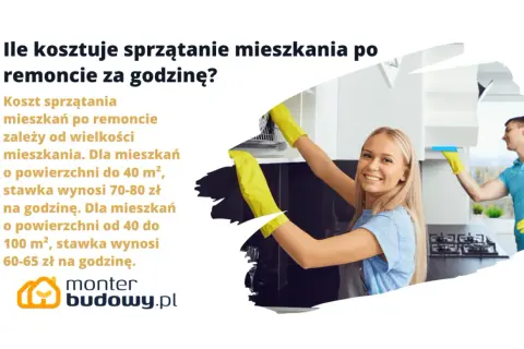 Ile kosztuje sprzątanie mieszkania po remoncie? Cena za godzinę zależy od metrażu. Sprawdź stawki dla mieszkań do 40 m² i większych.