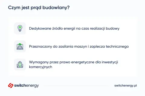 Prąd budowlany: dedykowane źródło energii na budowę, zasilające maszyny i zaplecze techniczne. Niezbędny dla inwestycji komercyjnych.
