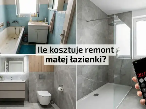 Przed i po remoncie małej łazienki 5m2. Sprawdź koszt robocizny i materiałów.